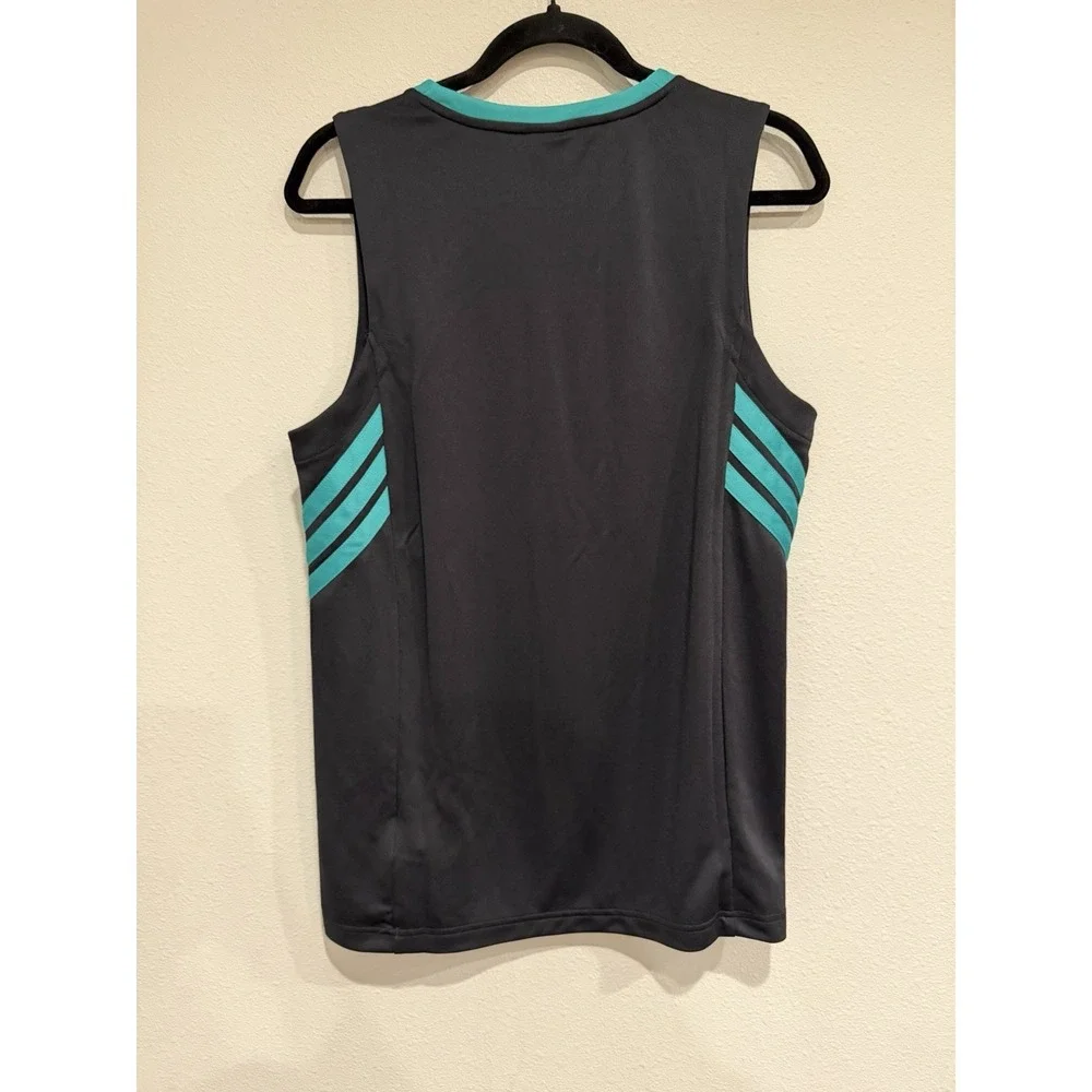 ADIDAS MENS BASKETBALL LEGENDS STRIPE GRAPHIC TANK MUSCLE SHIRT Small  NWT